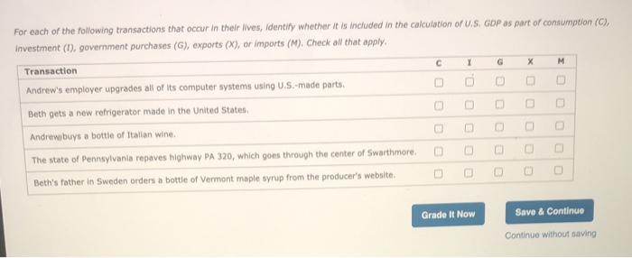 Solved For Each Of The Following Transactions That Occur In | Chegg.com