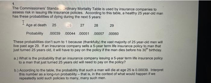 solved-1-the-commissioners-standard-ordinary-mortality-chegg