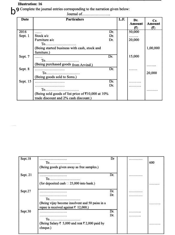 Solved Illustration: 16 b9 Complete the journal entries | Chegg.com