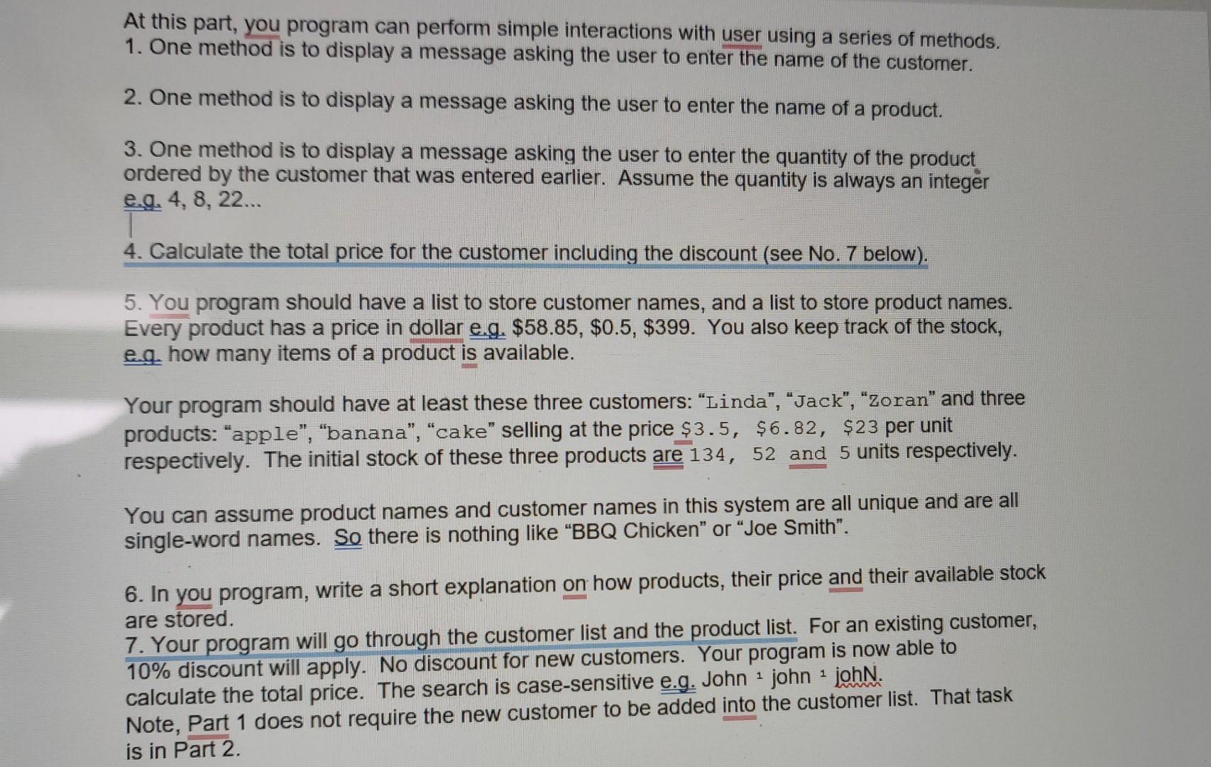 Solved Part 1: Create and test a simple program. Right-click