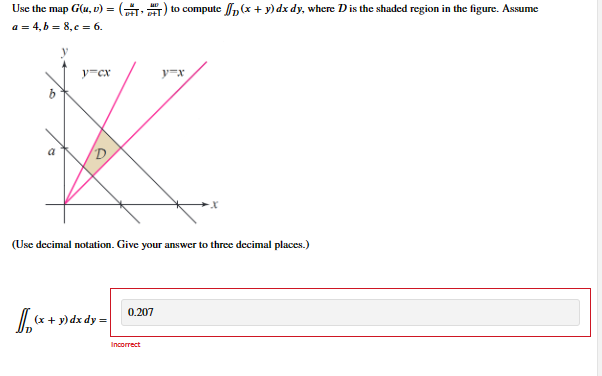 Solved Use the map G(u,v)=(uv+1,uvv+1) ﻿to compute | Chegg.com