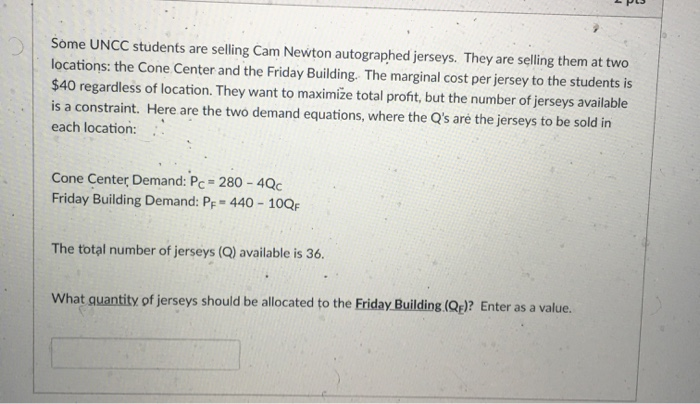 Solved Question 14 1 pts Some UNCC students are selling Cam