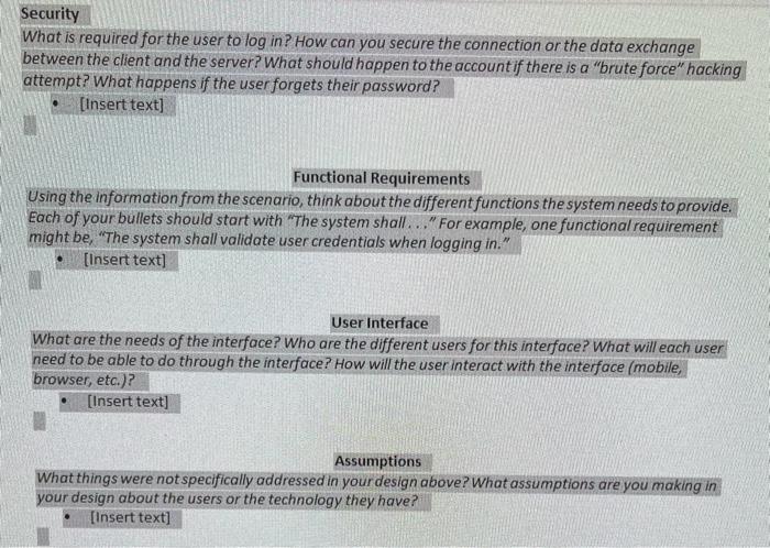 Solved I need only the highlighted Requirements Section of | Chegg.com