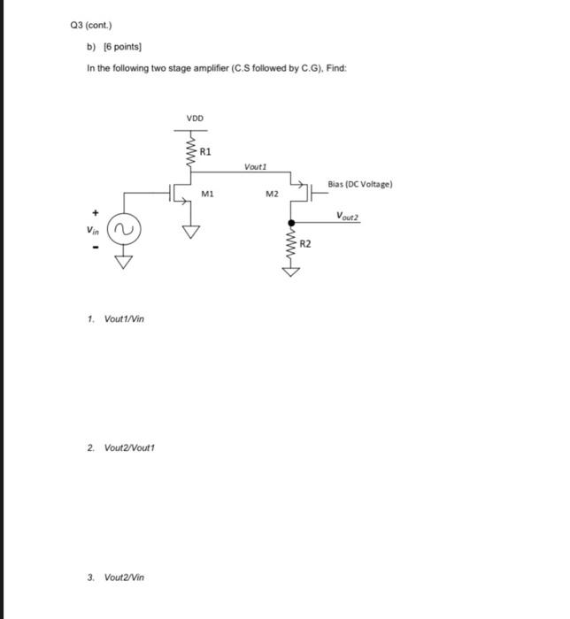Solved Q3. This question has two parts \\( a \\) and \\( b | Chegg.com