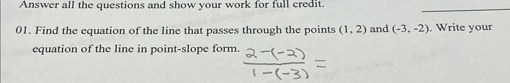 Solved Answer all the questions and show your work for full | Chegg.com