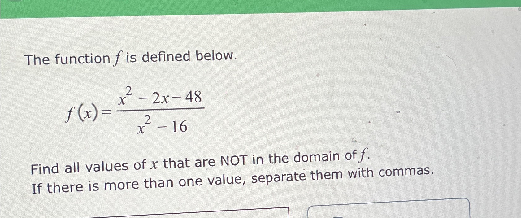 Solved The function f ﻿is defined | Chegg.com