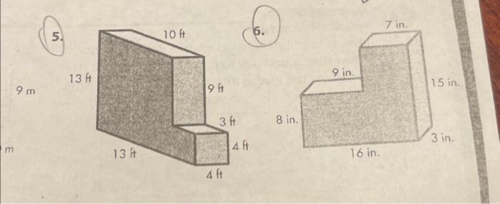 find the volume of each solid figure example