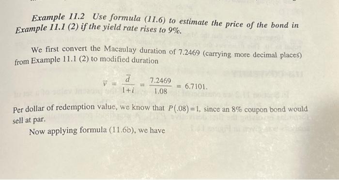 Solved 24. Rework Example 11.12 if the yield curve is | Chegg.com