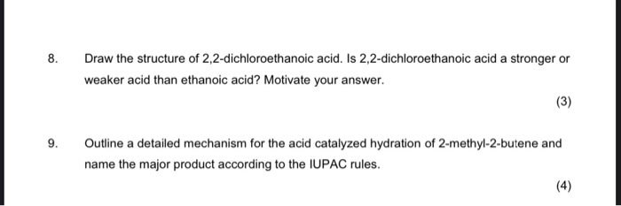 2 2 dichloroethanoic acid structure