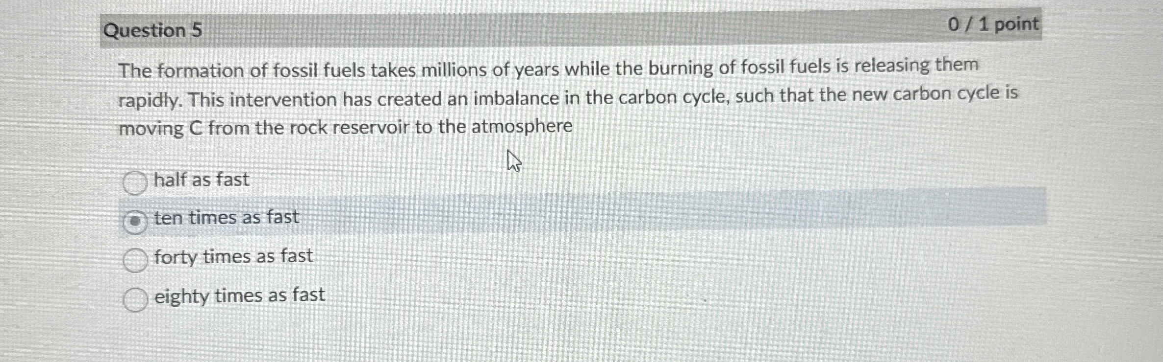 Solved The formation of fossil fuels takes millions of years | Chegg.com