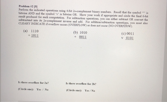 Solved Problem #2 [5] Perform the indicated operations using | Chegg.com