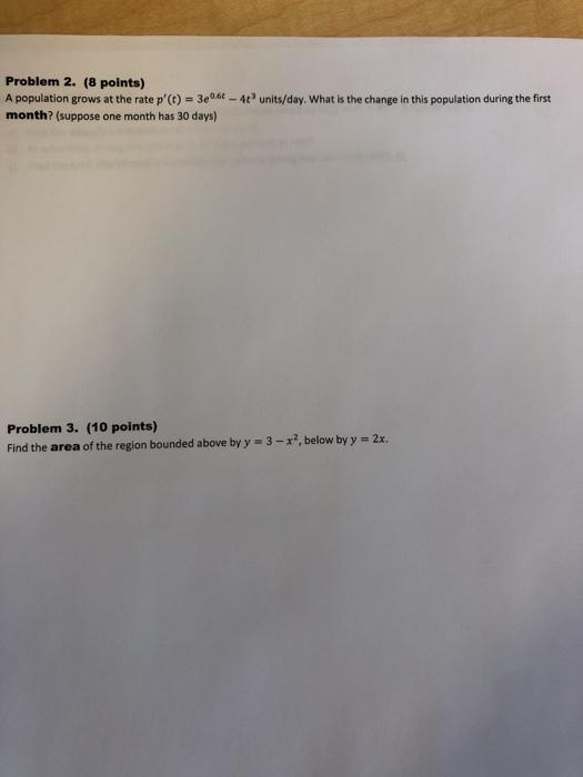 Solved Problem 1. (14 points) Evaluate the following | Chegg.com