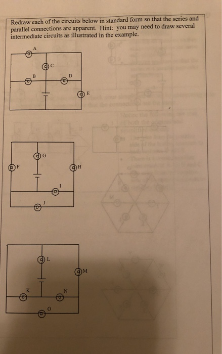 Solved Redraw each of the circuits below in standard form so  Chegg.com