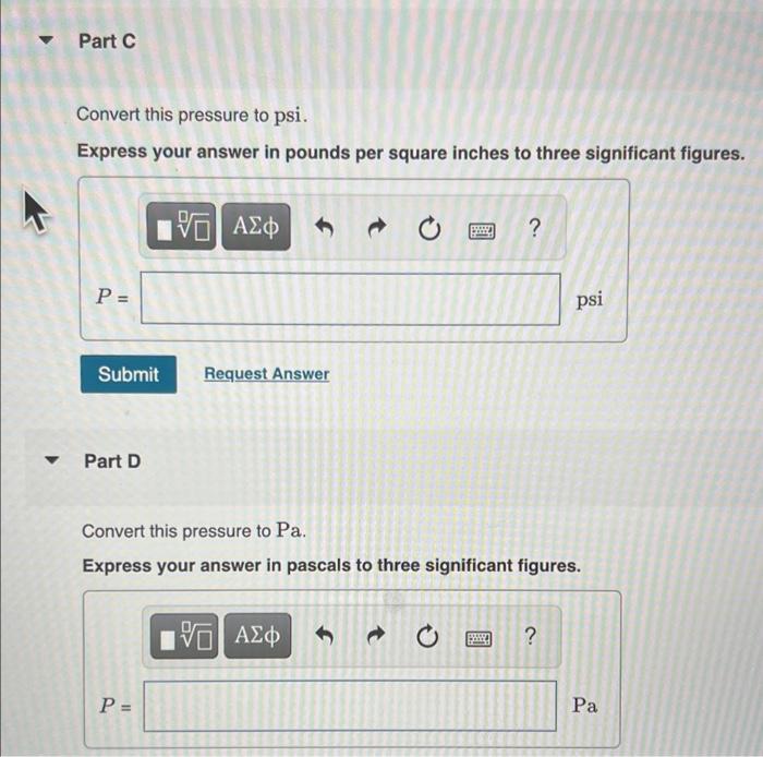 Solved The barometric pressure in Salt Lake City, Utah