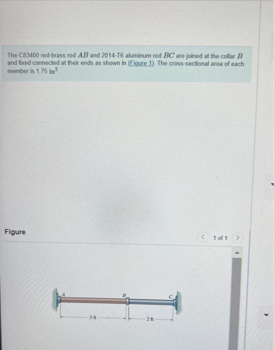 [Solved] The C83400 redbrass rod AB and 2014T6 aluminum