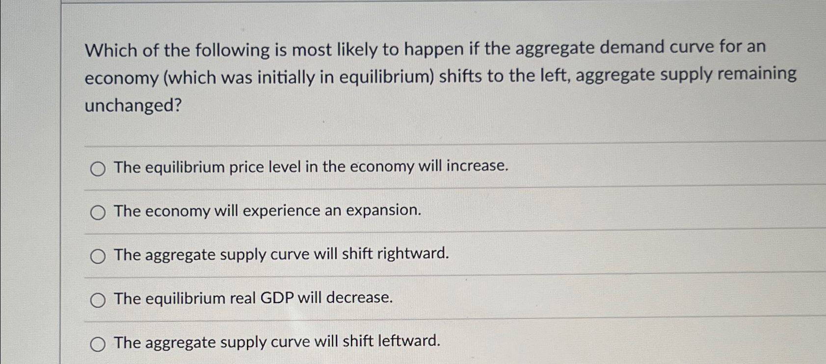 Solved Which of the following is most likely to happen if | Chegg.com