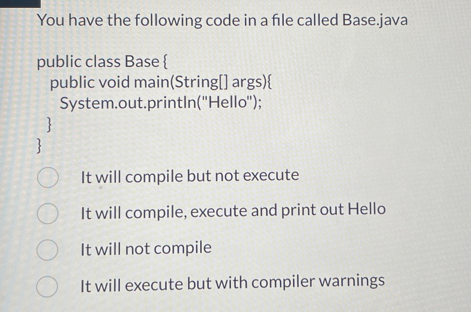 Solved You have the following code in a file called | Chegg.com