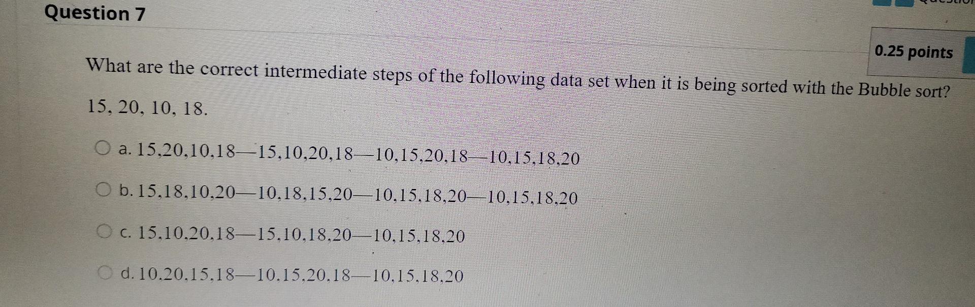 Solved What Is The Correct Answer A Or B Or C Or D? | Chegg.com