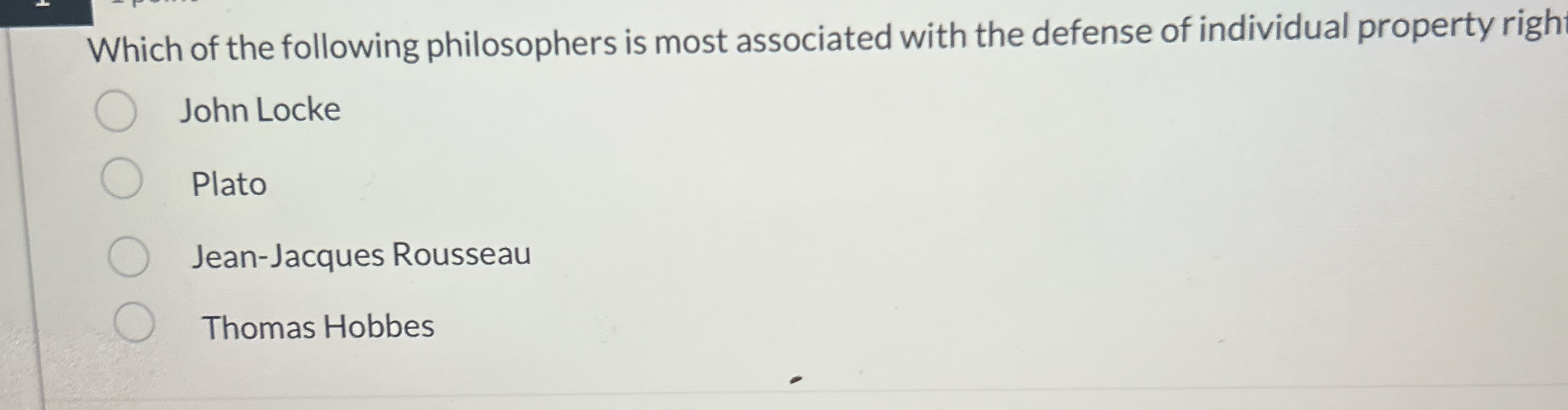Solved Which of the following philosophers is most | Chegg.com