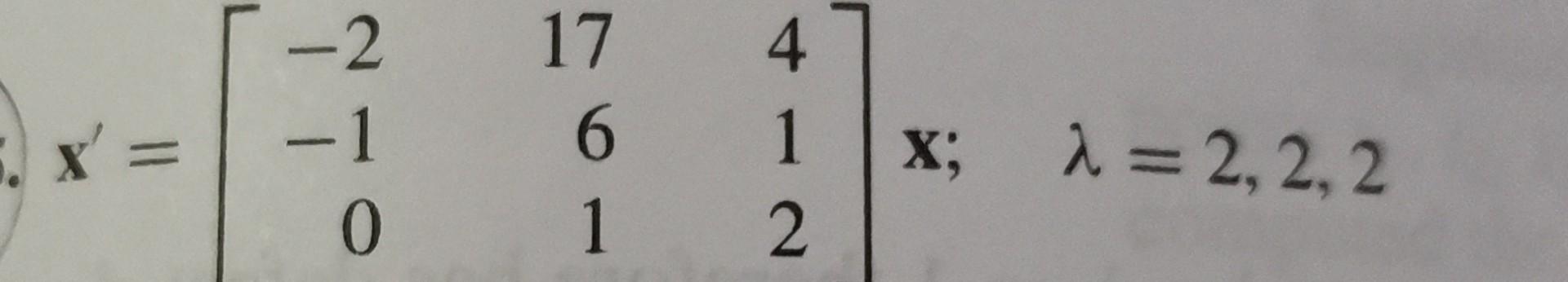 Solved In Problems 23 through 32 the eigenvalues of the | Chegg.com