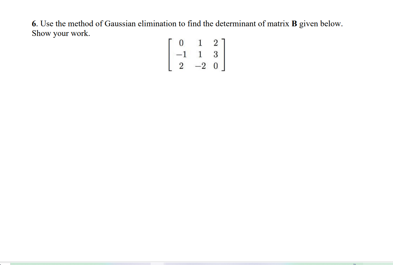 Use the method of Gaussian elimination to find the | Chegg.com