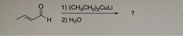 Solved 1) (CH2CH2)2Culi 2) H20 ? H | Chegg.com