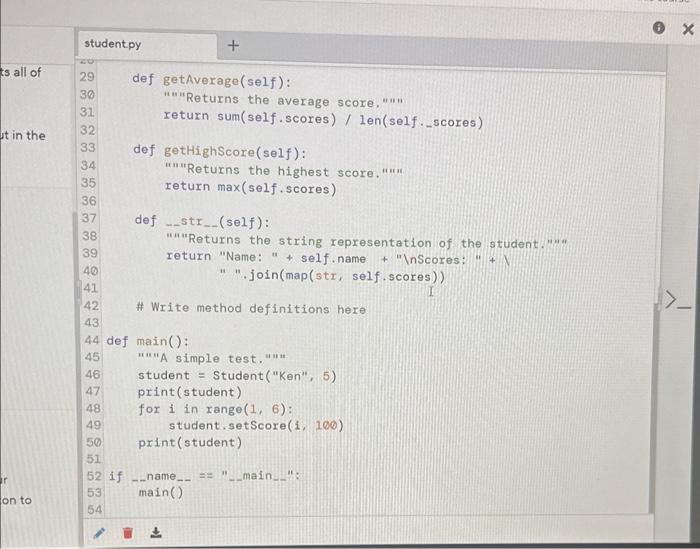 Solved Programming Exercise 9.1Programming Exercise | Chegg.com