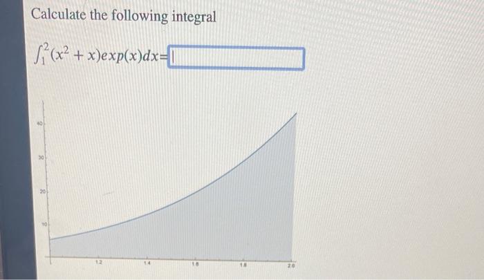 Solved Calculate the following integral | Chegg.com