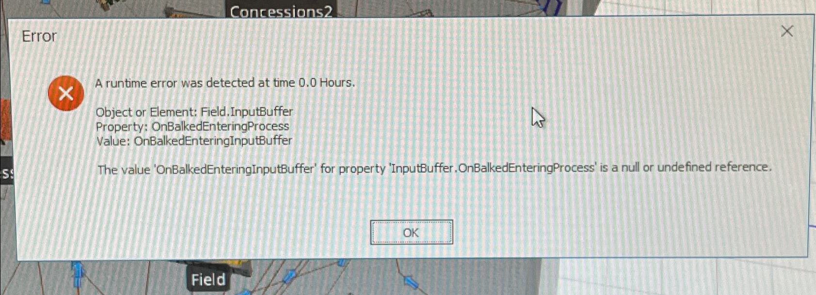 Solved how to fix this error on simio | Chegg.com