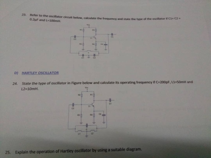 Solved 17. Calculate the frequency of oscillations of a | Chegg.com