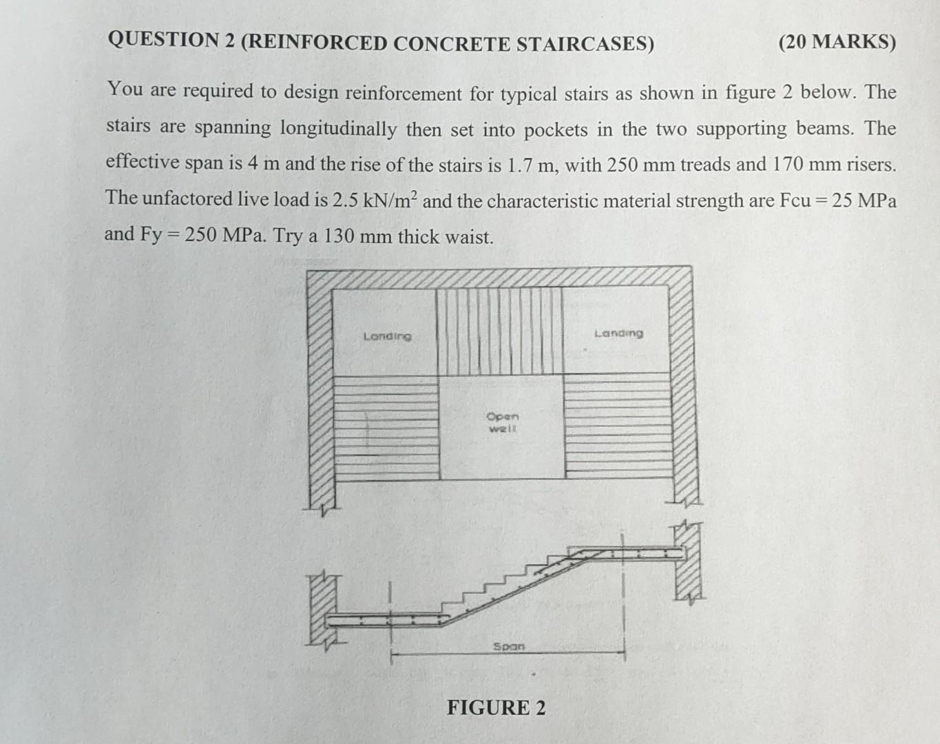 How to Design a Longitudinally Spanning R.C.C Staircase? - The