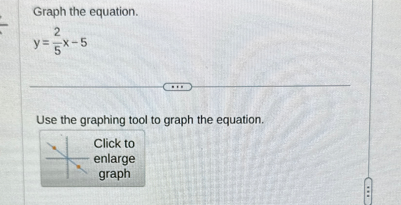 graph the equation y − 25x 3