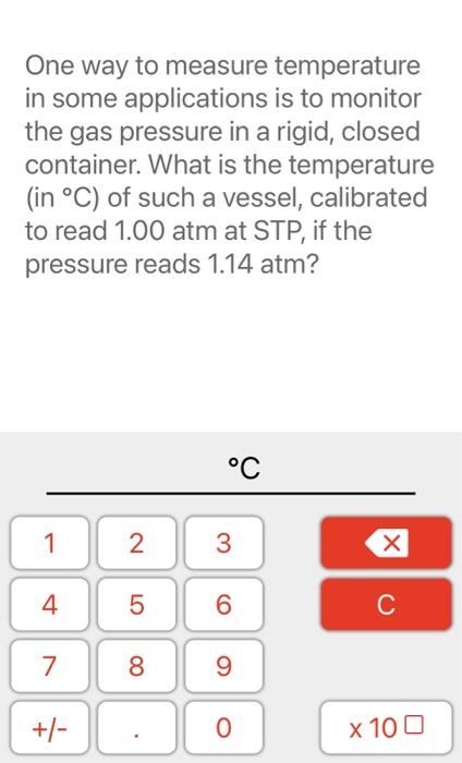 Solved One way to measure temperature in some applications | Chegg.com