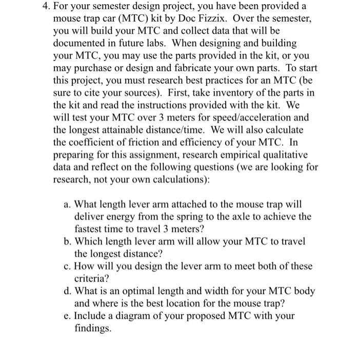  Doc Fizzix Basic II Mousetrap Car Distance Kit