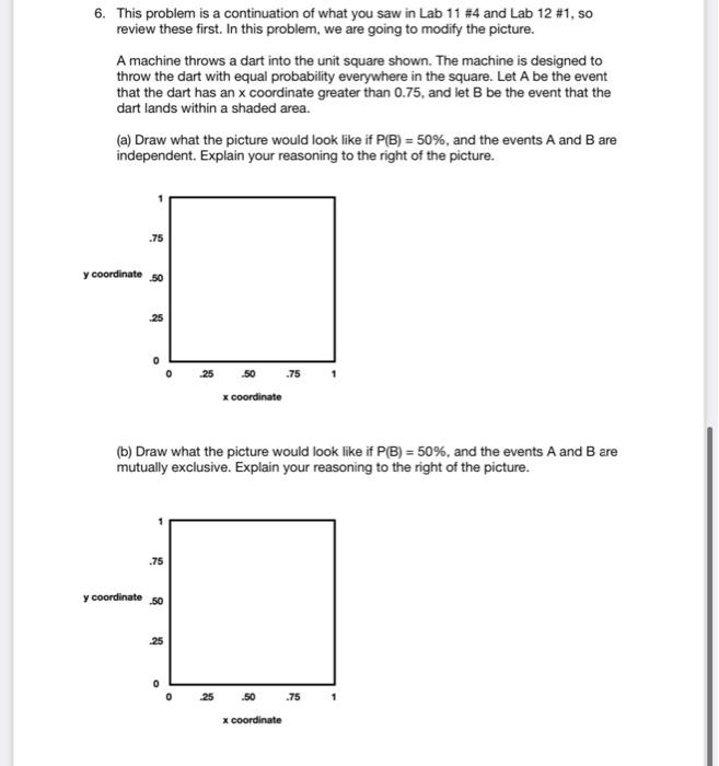 Solved 6. This problem is a continuation of what you saw in | Chegg.com