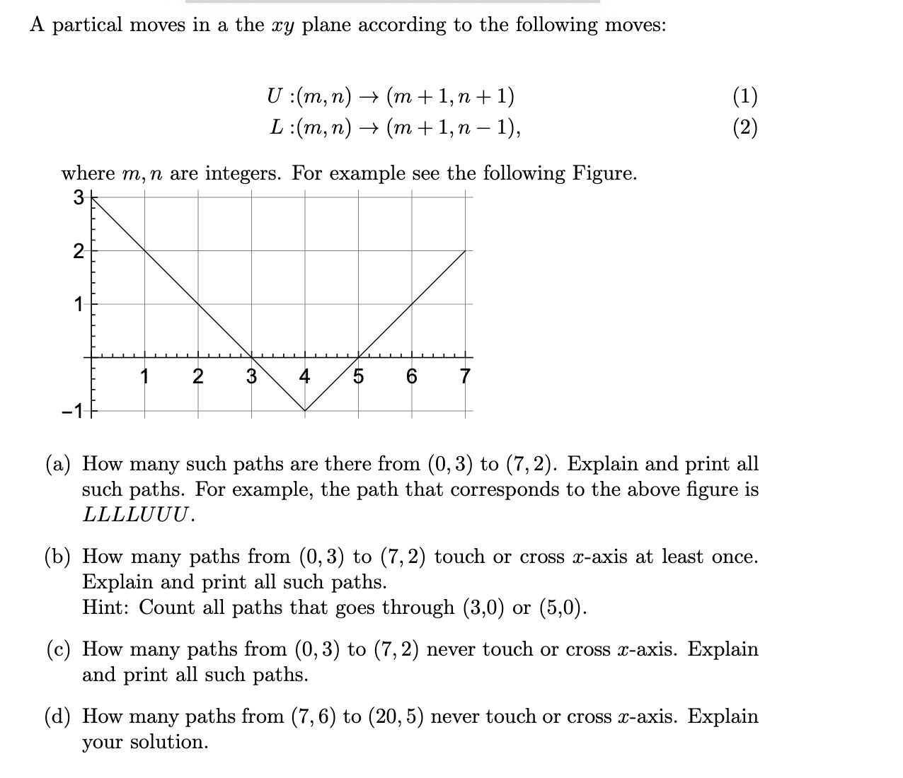 Solved A partical moves in a the xy ﻿plane according to the | Chegg.com