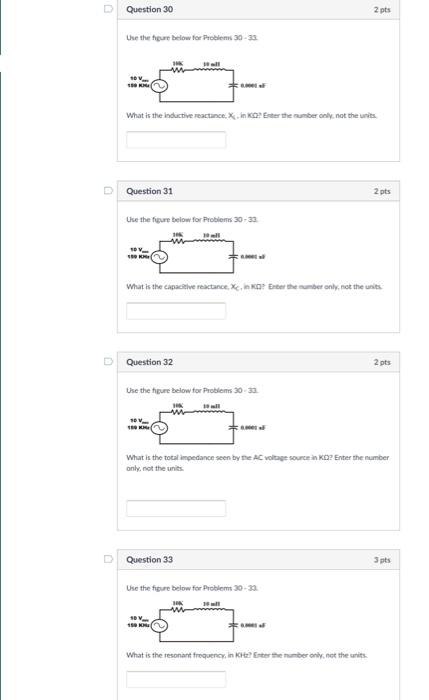 Solved Question 30 2 pts Use the figure below for Problems | Chegg.com