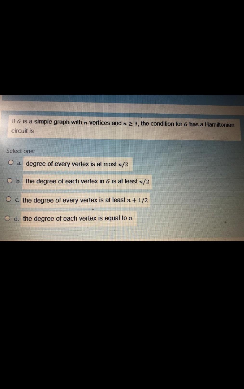 Solved If G is a simple graph with. n-vertices and a > 3, | Chegg.com