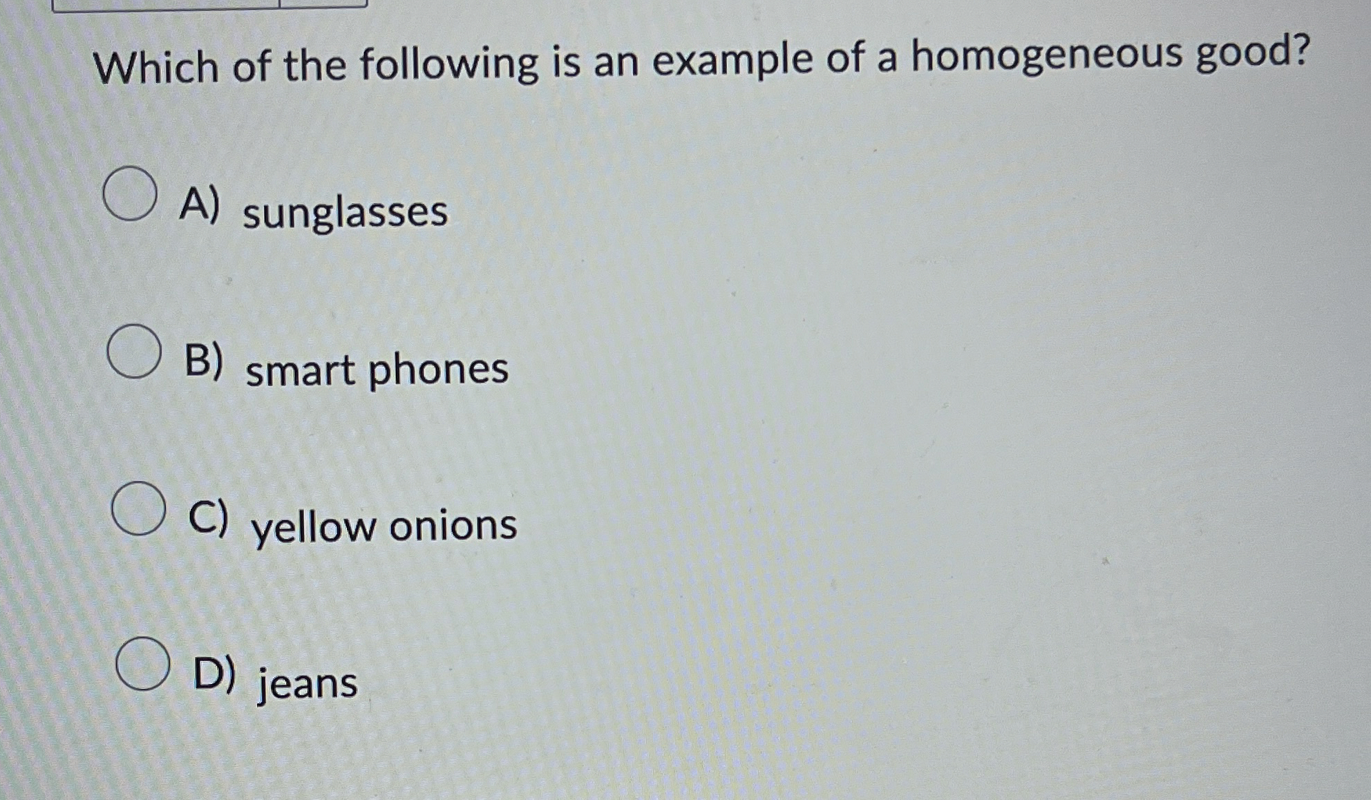Solved Which of the following is an example of a homogeneous | Chegg.com