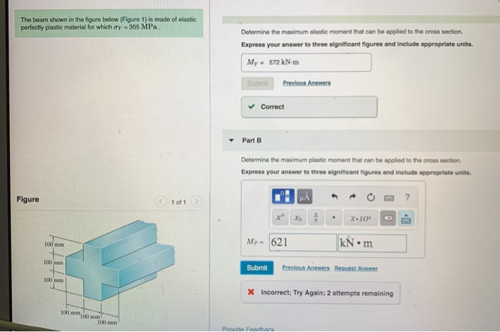 Solved The Beam Shown In The Figure Below (Figure 1) Is Made | Chegg.com