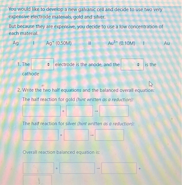 Solved 3. What Is The E0 Cell And The Ecell Of This | Chegg.com