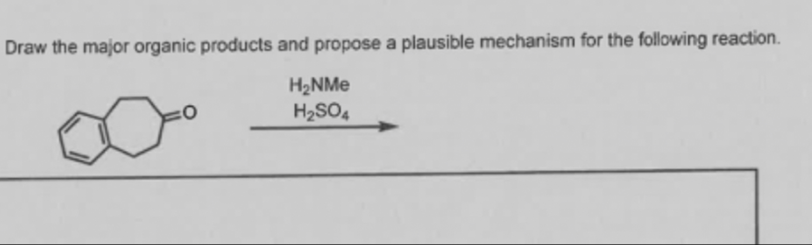 Solved Draw the major organic products and propose a | Chegg.com 