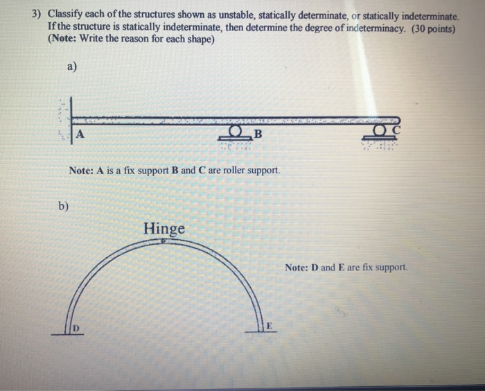 Solved 3) Classify each of the structures shown as unstable, | Chegg.com