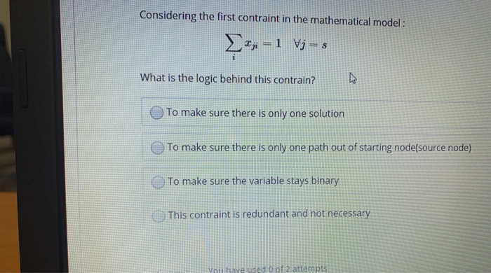 Below is the linear programming for the shortest Path | Chegg.com