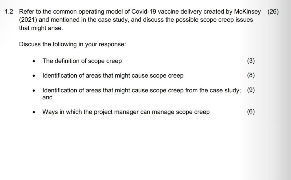 .2 Refer to the common operating model of Covid-19 | Chegg.com