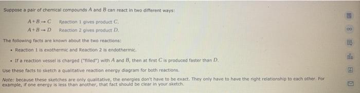 Solved Suppose a pair of chemical compounds A and B can | Chegg.com