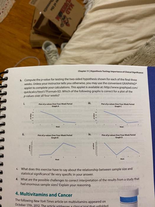 Solved 3 Chapter 11 Hypothesis Testing Importance Of Chegg