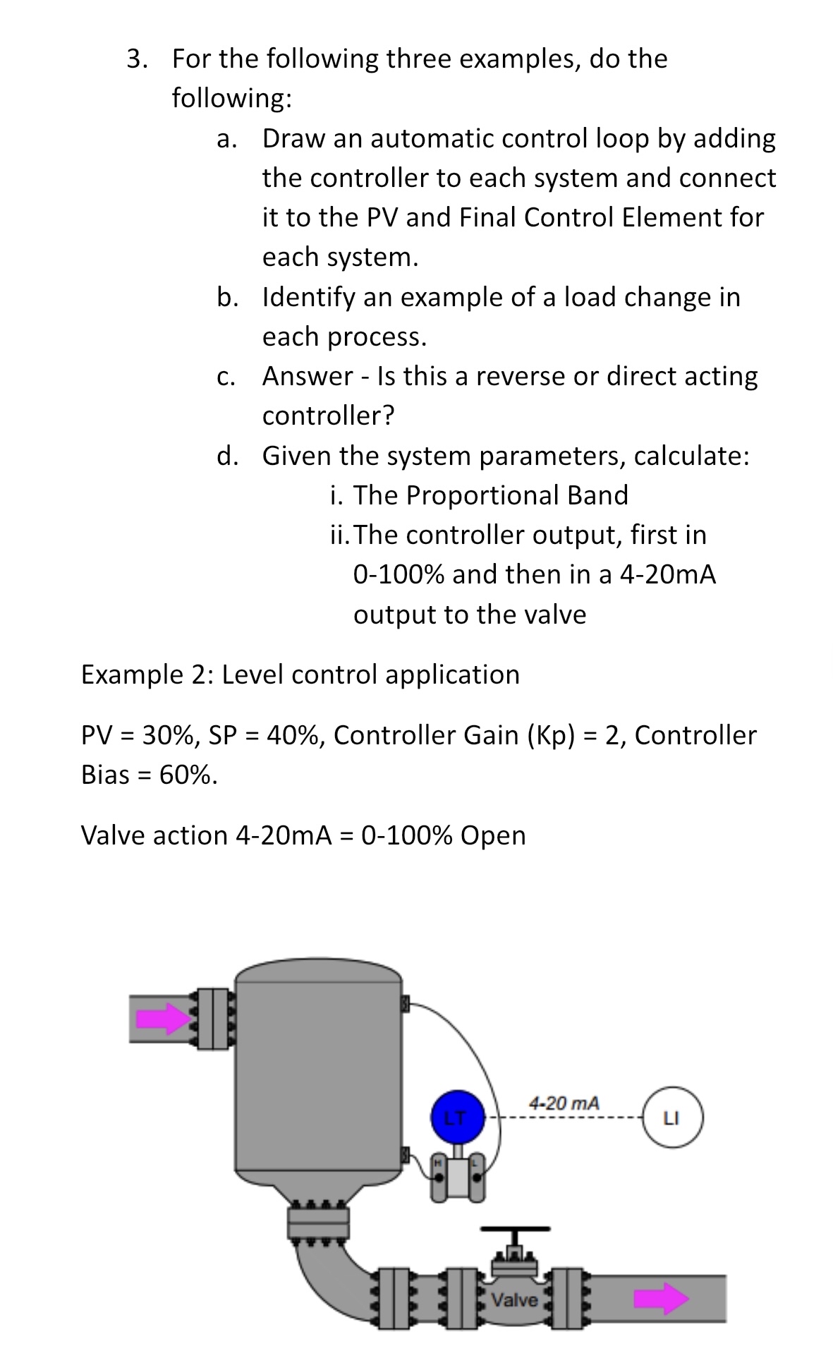 Solved For the following three examples, do the followinga.