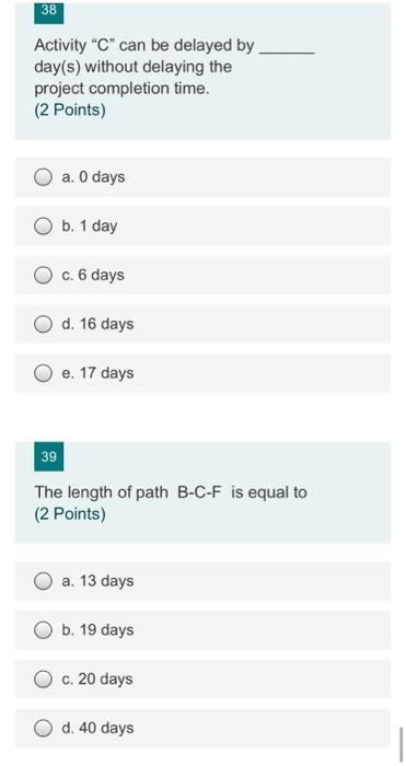 Solved 34 Answer questions 34 to 40 based on the following | Chegg.com