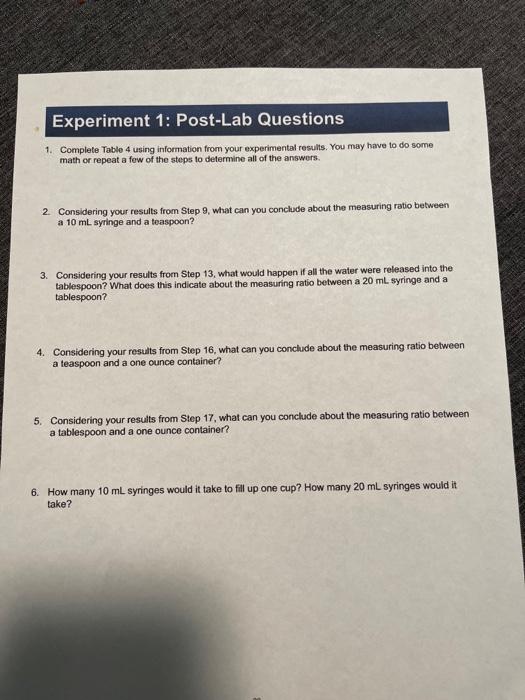 Solved e. Take the bulb off the pipette, quickly place your